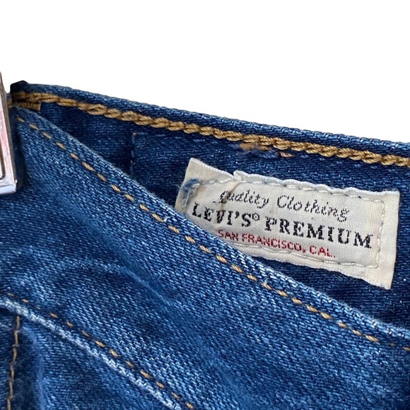 Levi’s Big‎ E Vintage Collection Reproduction 70’s High Flare Dark Wash Jeans - Picture 9 of 16